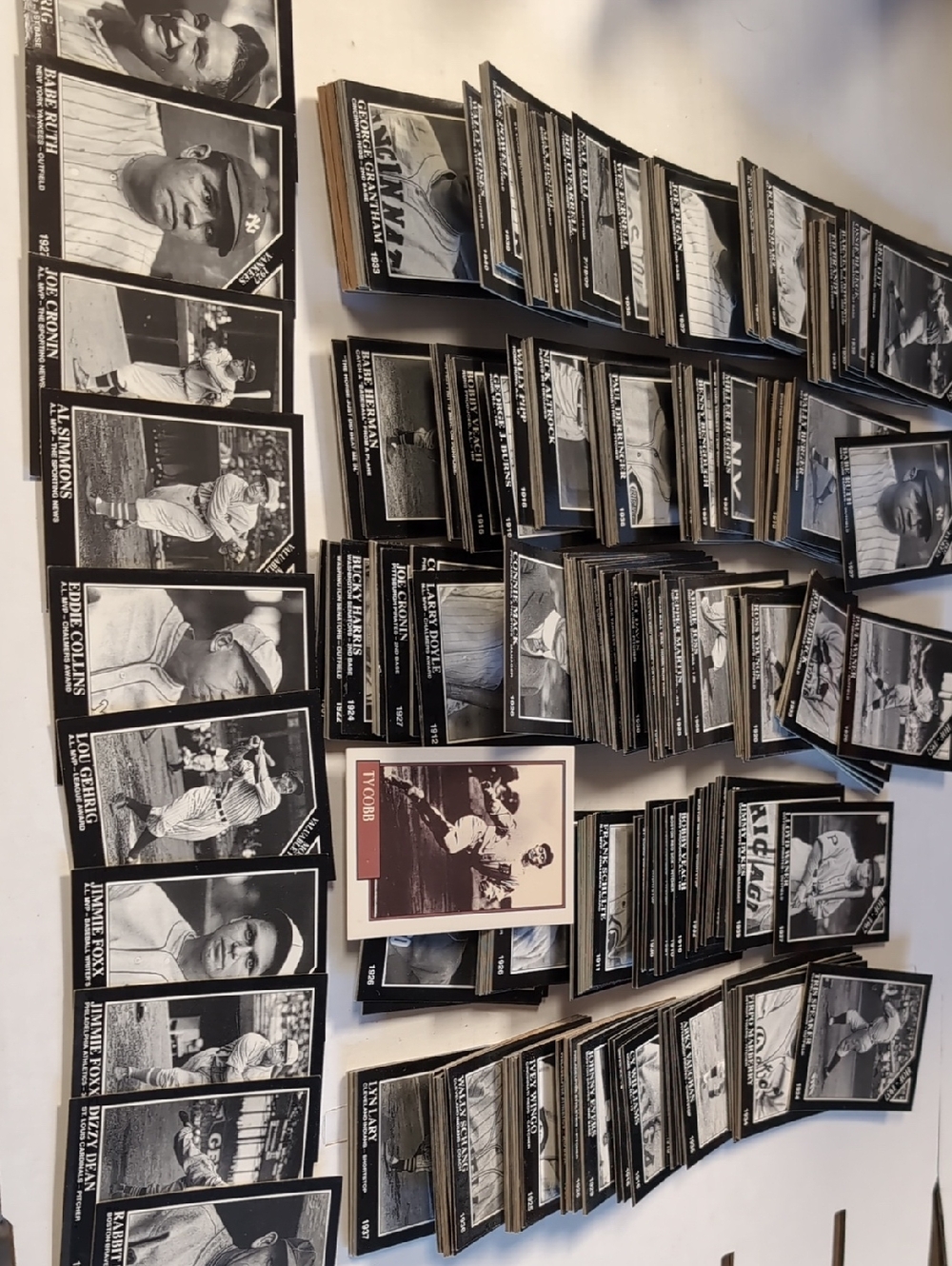 400-500 1991 The Sporting News  Conlon Collection Baseball Card Lot Ruth Gehrig